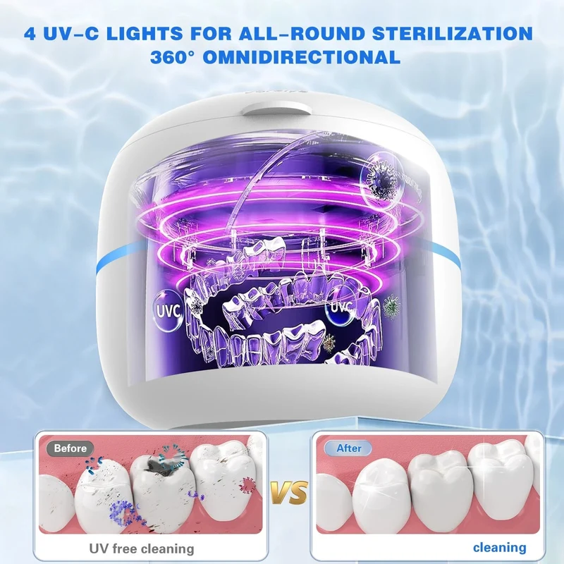 Ultralyds Tandrens med UV-C Sterilisering for Optimal Renhed