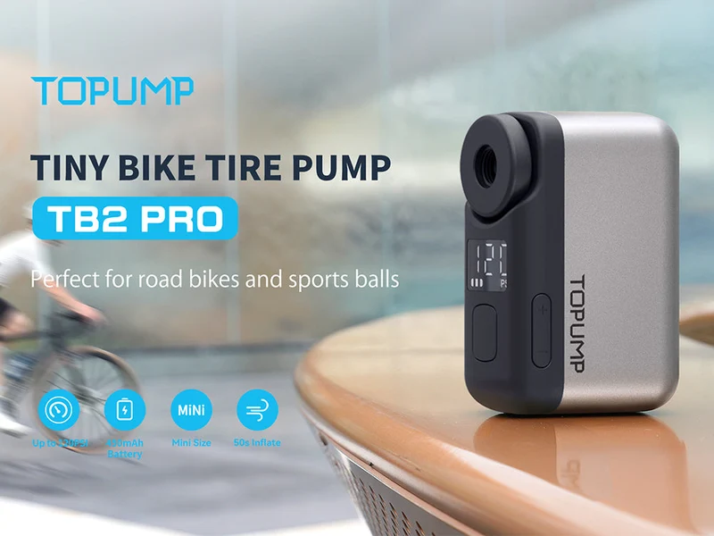 Effektiv Mini Cykelpumpe med Hurtigopladning og Auto-Stop