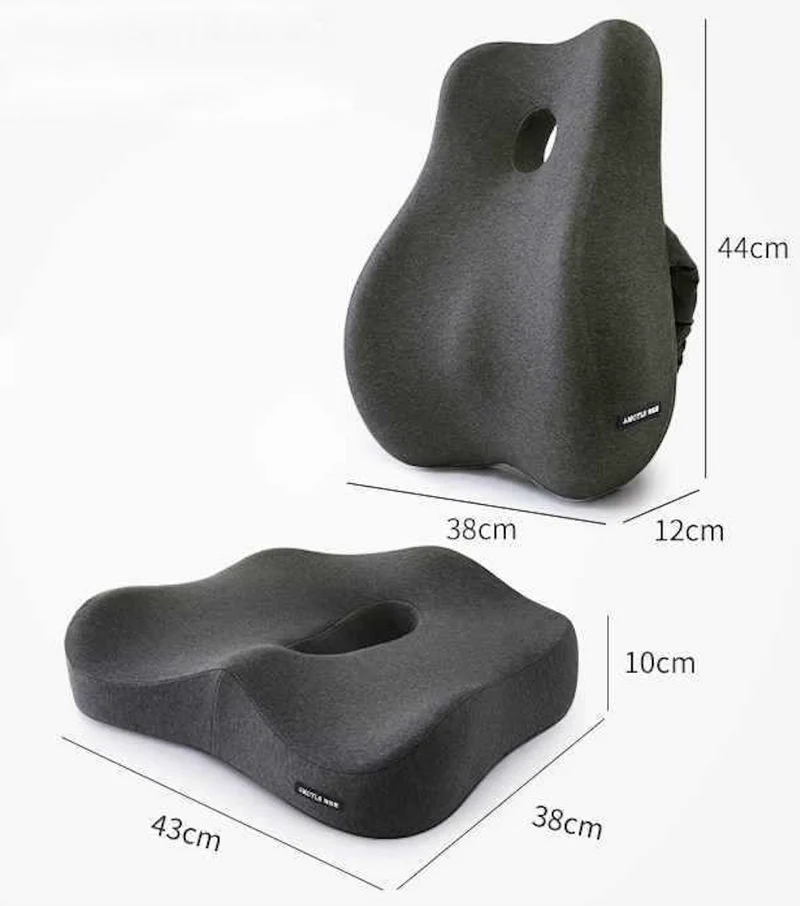 Ergonomisk Sædehynde med Memory Foam til Optimal Rygstøtte