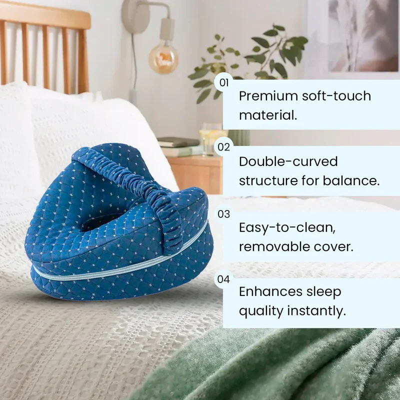 Ergonomisk Benpude i Memory Foam til Smertefri Søvn