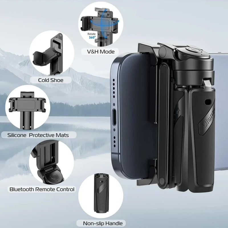 Stabil Selfie Stang med Tripod – Perfekte Billeder Hver Gang