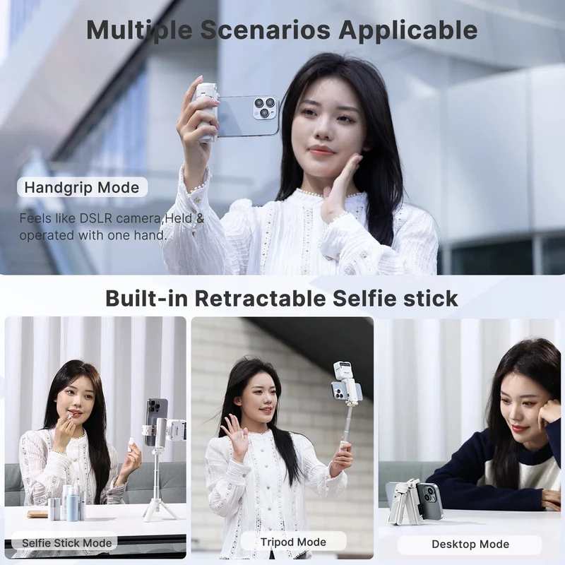 Stabil Selfie Stang med Tripod – Perfekte Billeder Hver Gang