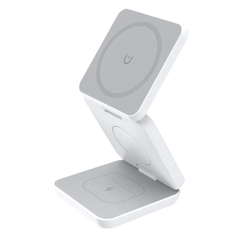 3-i-1 Hurtig Magnetisk Trådløs Oplader til iPhone, AirPods & Apple Watch