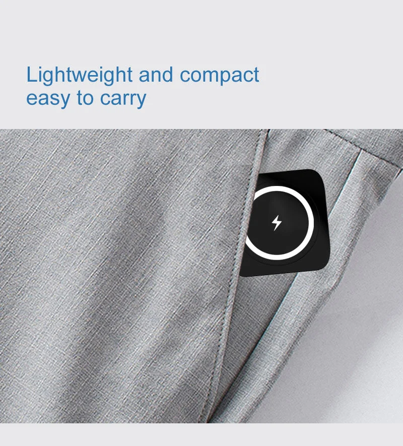 3-i-1 Hurtig Magnetisk Trådløs Oplader til iPhone, AirPods & Apple Watch