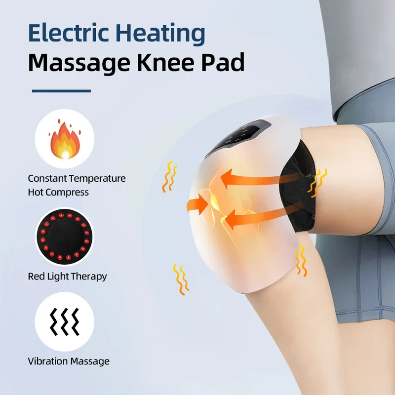 Få Lettet Led Smerte med Smart Knæmassager med Varme & Vibration