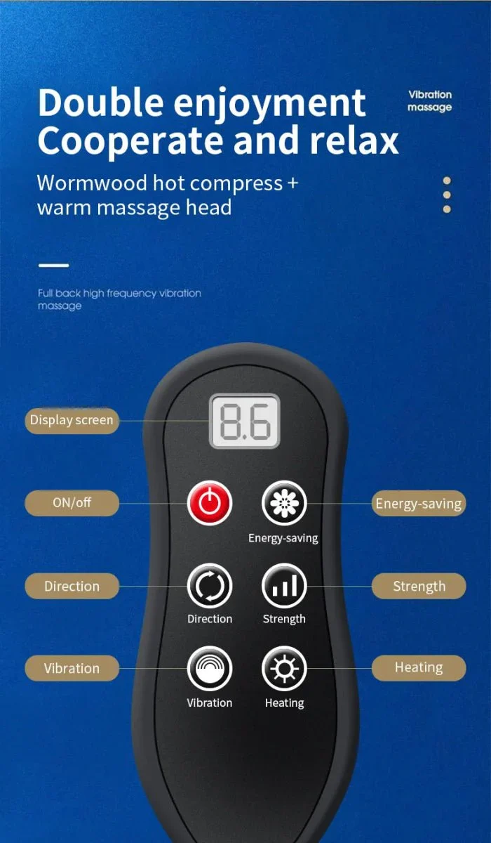 Avanceret Massagepude til Nakke og Ryg – Oplev Ultimativ Afslapning