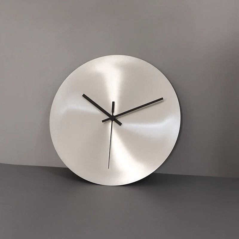 Minimalist Vægur i Rustfrit Stål - Elegance til Hjemmet