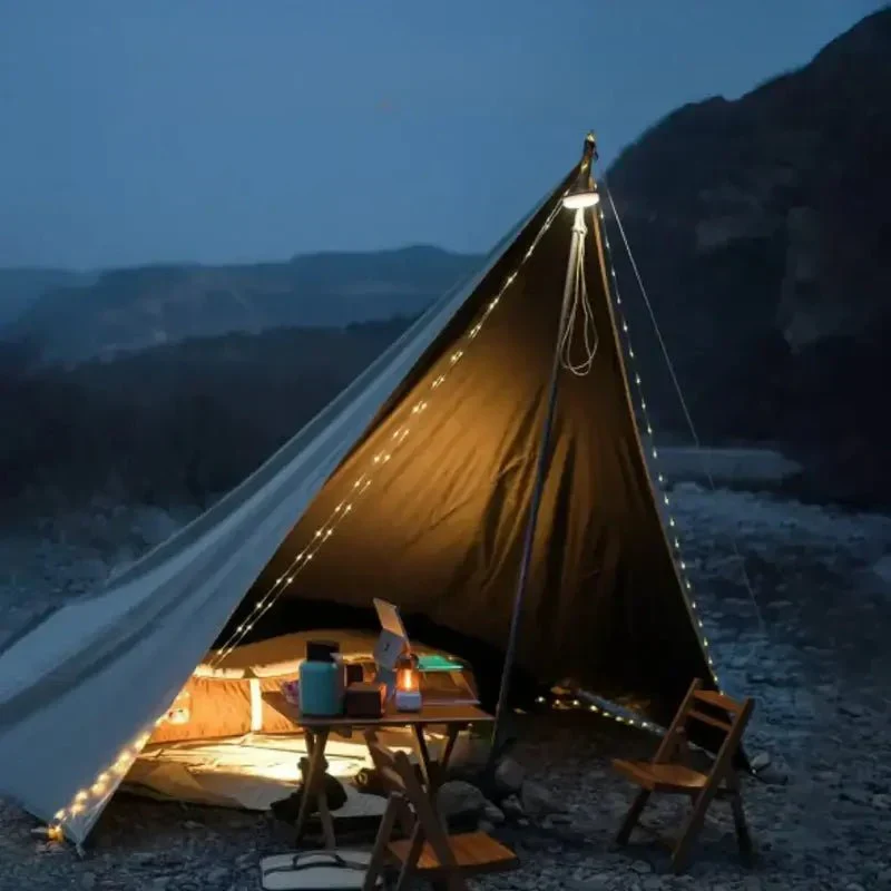 Fleksibel 4-i-1 Campinglampe til Uforglemmelige Udforskninger