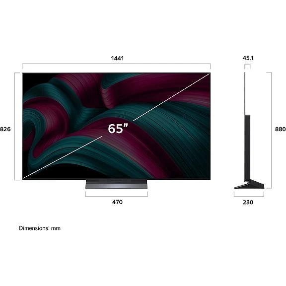 LG 65" OLED evo C5 4K Smart TV