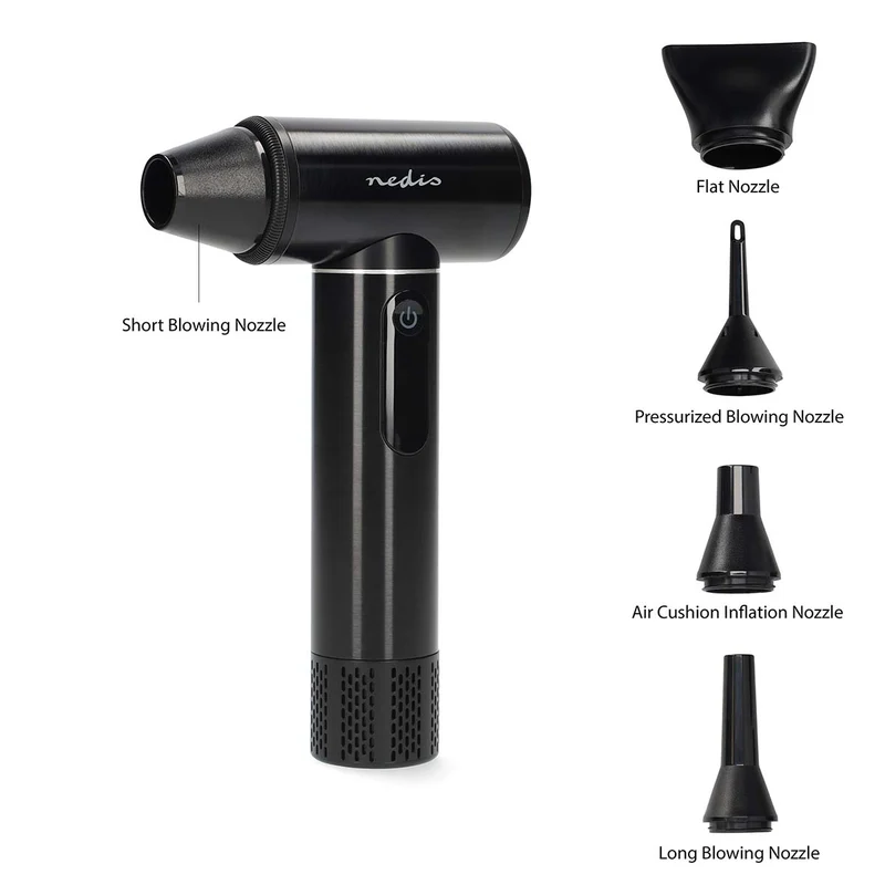 Snoerloze Turbo Luchtblazer 200W - 130000 rpm - Auto / Buiten / Computers & Toetsenborden / Hobby & Speelgoed / Huis