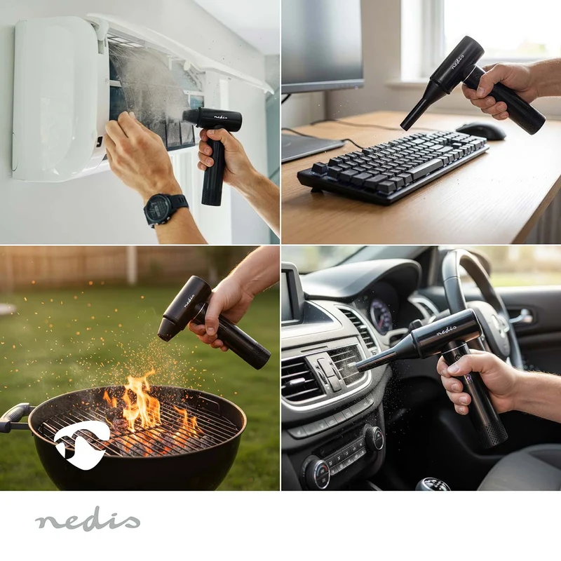 Snoerloze Turbo Luchtblazer 200W - 130000 rpm - Auto / Buiten / Computers & Toetsenborden / Hobby & Speelgoed / Huis