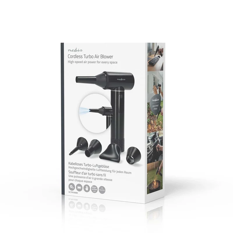 Snoerloze Turbo Luchtblazer 200W - 130000 rpm - Auto / Buiten / Computers & Toetsenborden / Hobby & Speelgoed / Huis