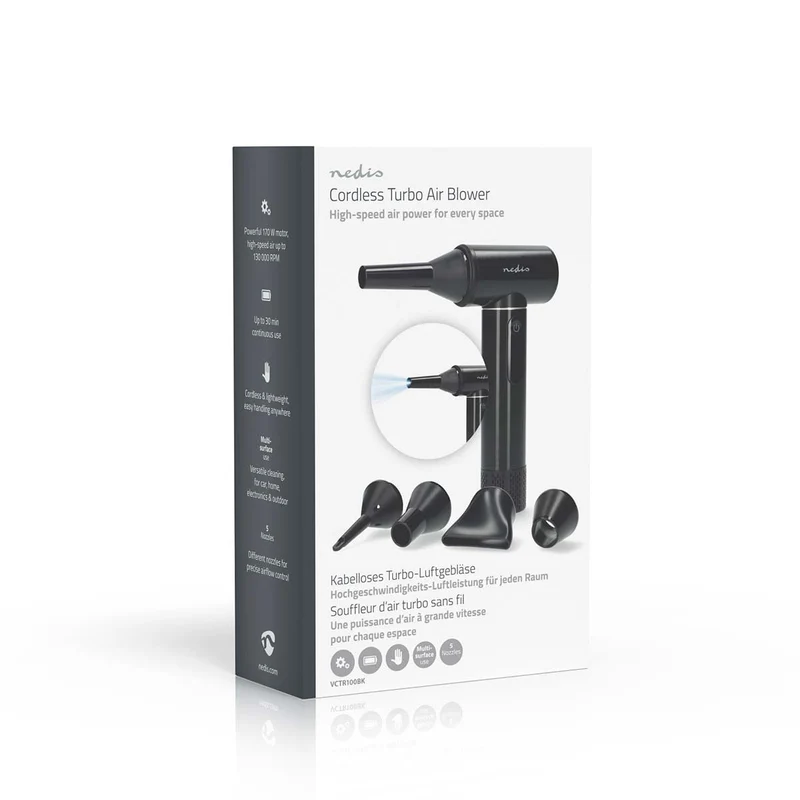 Snoerloze Turbo Luchtblazer 200W - 130000 rpm - Auto / Buiten / Computers & Toetsenborden / Hobby & Speelgoed / Huis