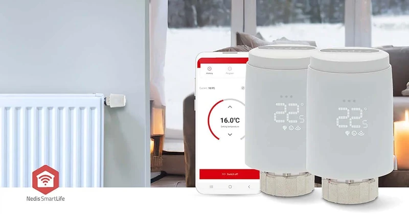 SmartLife Radiatorbediening Zigbee 3.0 - Batterij Gevoed - LED