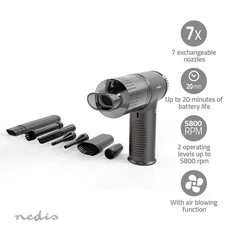 Handstofzuiger Luchtblazer - 90W - Drogen