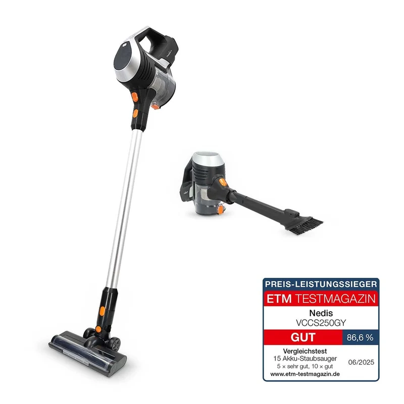 Steelstofzuiger 130W - 25.9 VAC - Gemotoriseerde Borstel met Geïntegreerde Verlichting