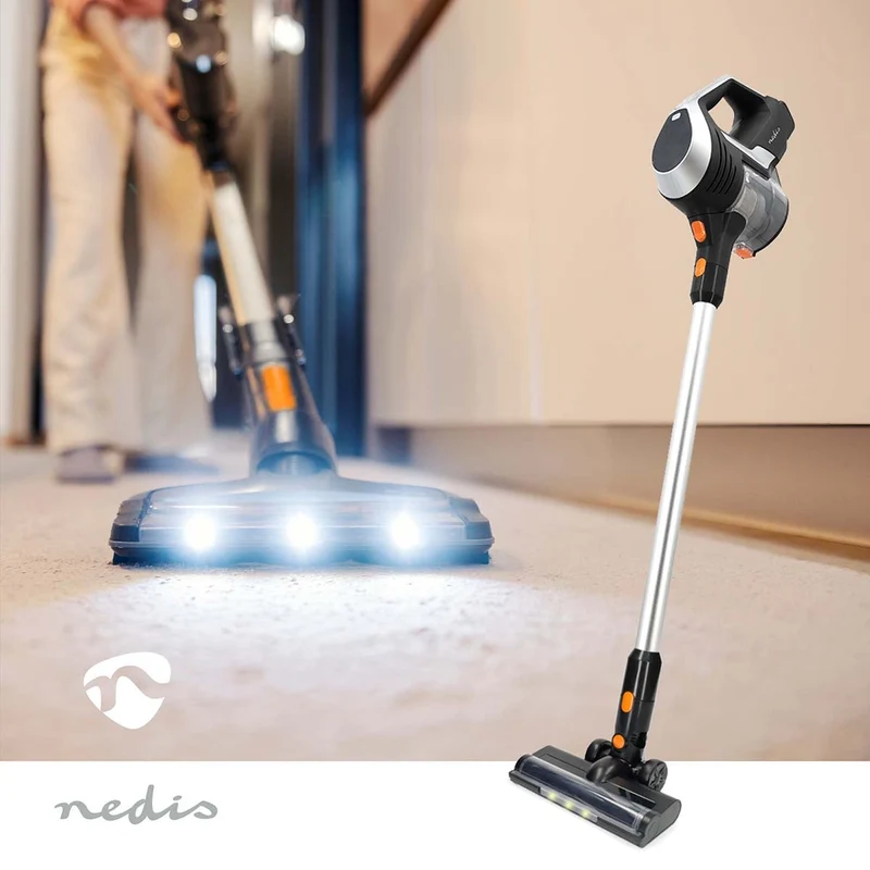 Steelstofzuiger 130W - 25.9 VAC - Gemotoriseerde Borstel met Geïntegreerde Verlichting
