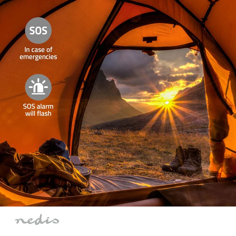 Noodradio Draagbaar Model - DAB+ / FM - Batterij Gevoed / Netvoeding / Solar Powered