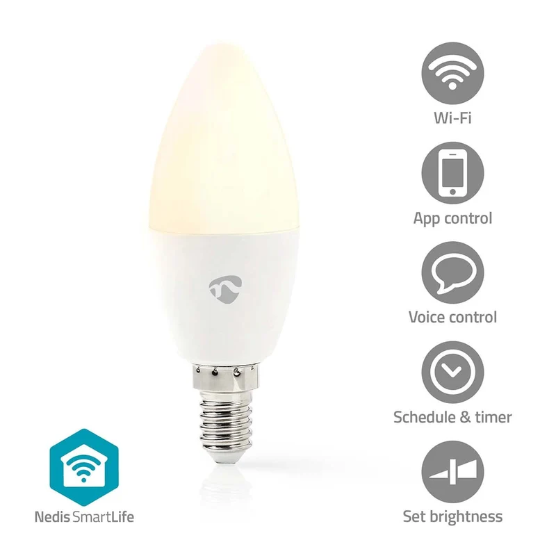 SmartLife Multicolour Lamp Wi-Fi - E14 - 470 lm