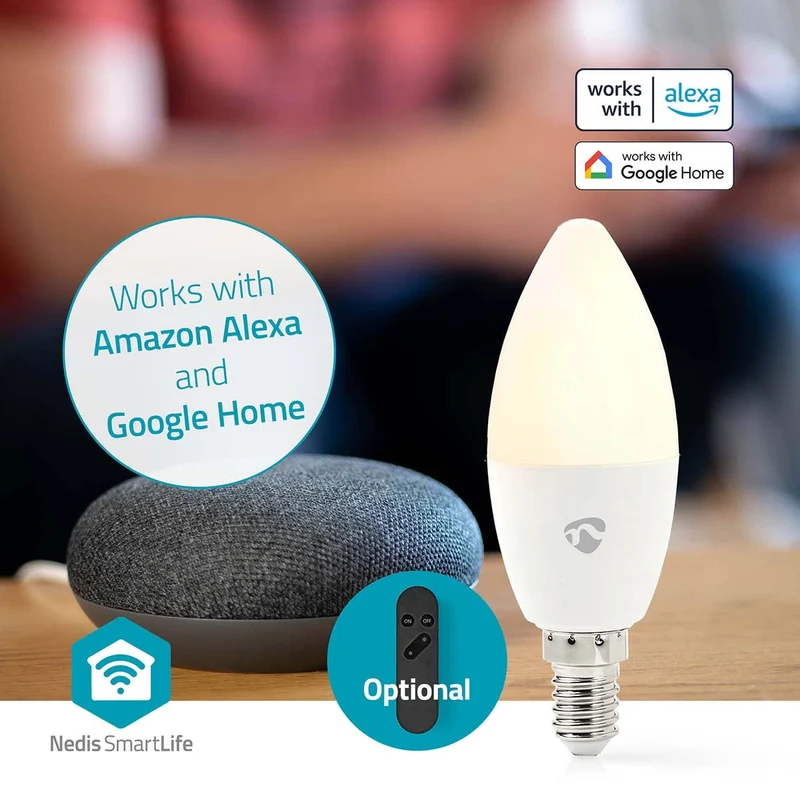 SmartLife Multicolour Lamp Wi-Fi - E14 - 470 lm