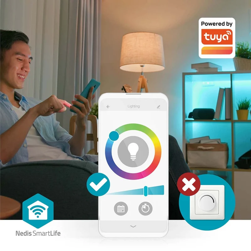 SmartLife Multicolour Lamp Wi-Fi - E14 - 470 lm