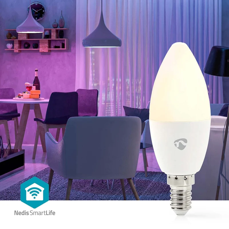 SmartLife Multicolour Lamp Wi-Fi - E14 - 470 lm