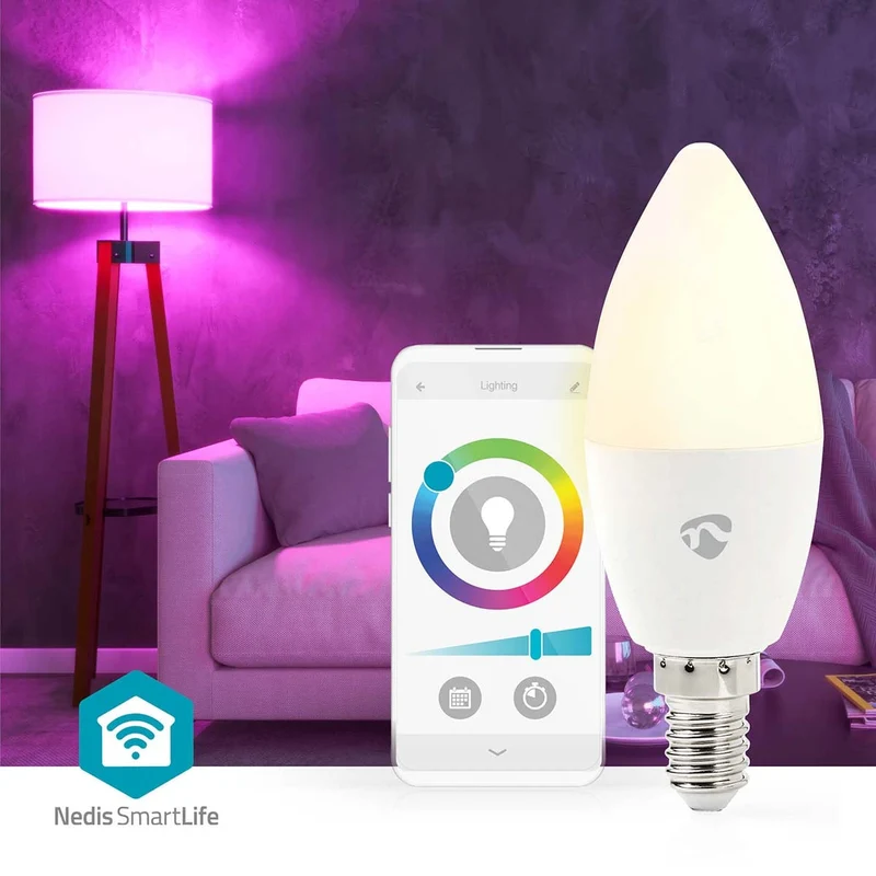 SmartLife Multicolour Lamp Wi-Fi - E14 - 470 lm
