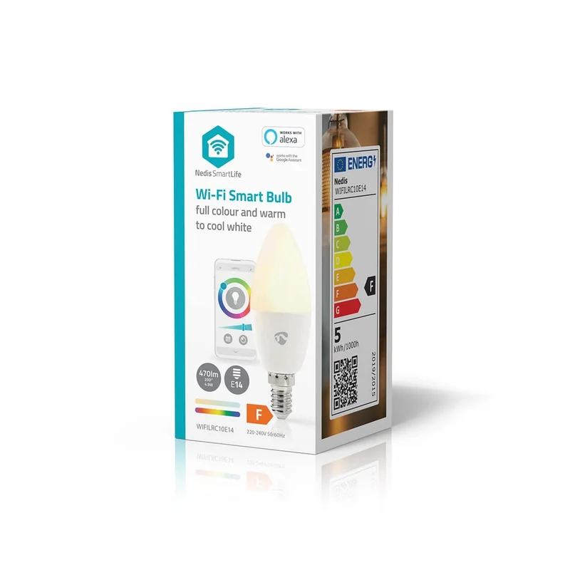 SmartLife Multicolour Lamp Wi-Fi - E14 - 470 lm