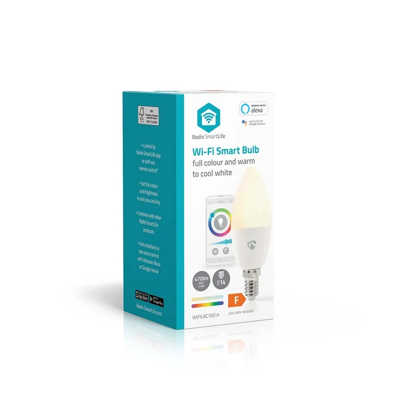 SmartLife Multicolour Lamp Wi-Fi - E14 - 470 lm