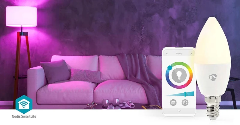 SmartLife Multicolour Lamp Wi-Fi - E14 - 470 lm