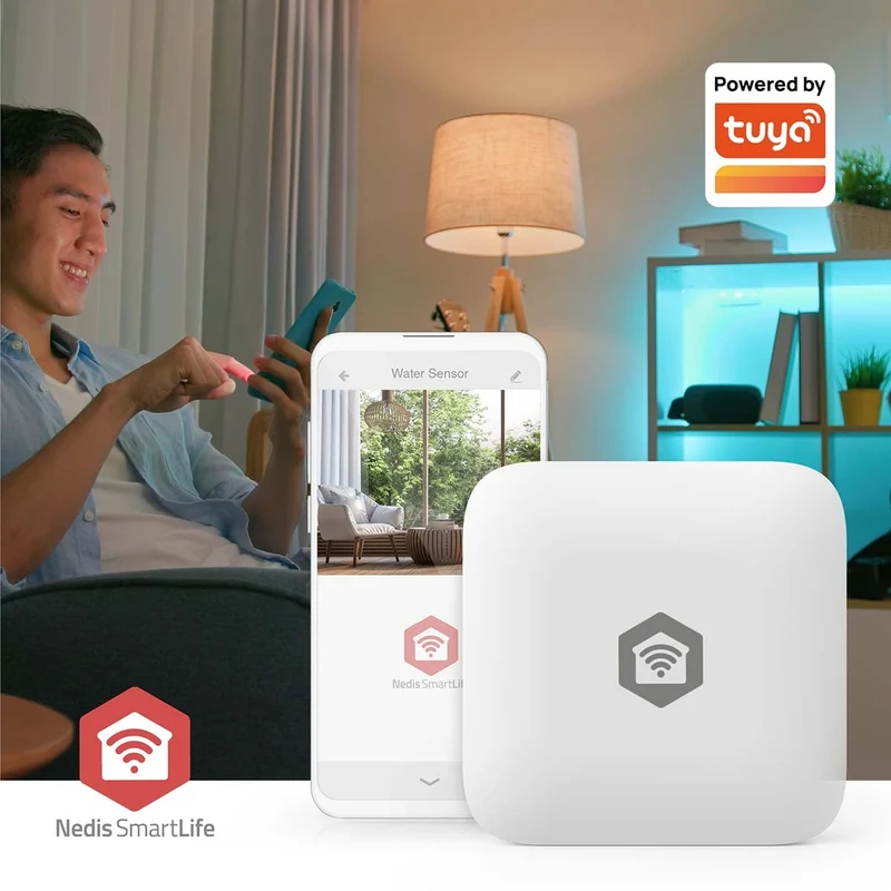 SmartLife Water Detector Zigbee 3.0 - Batterij Gevoed - Max. batterijduur: 12 Maanden