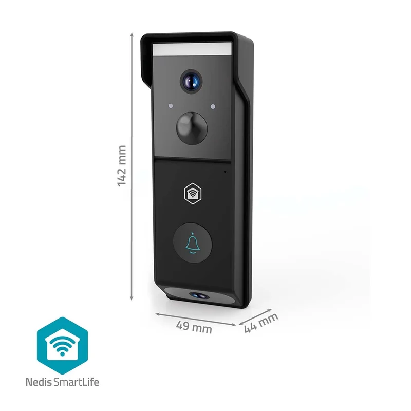 SmartLife Videodeurbel Batterij Gevoed - 2x Full HD 1080p - Cloud Opslag (optioneel) / microSD (niet inbegrepen)