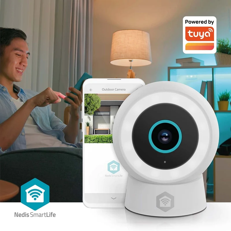 SmartLife Camera voor Buiten Spotlight - 3MP Full HD 1296p - IP65