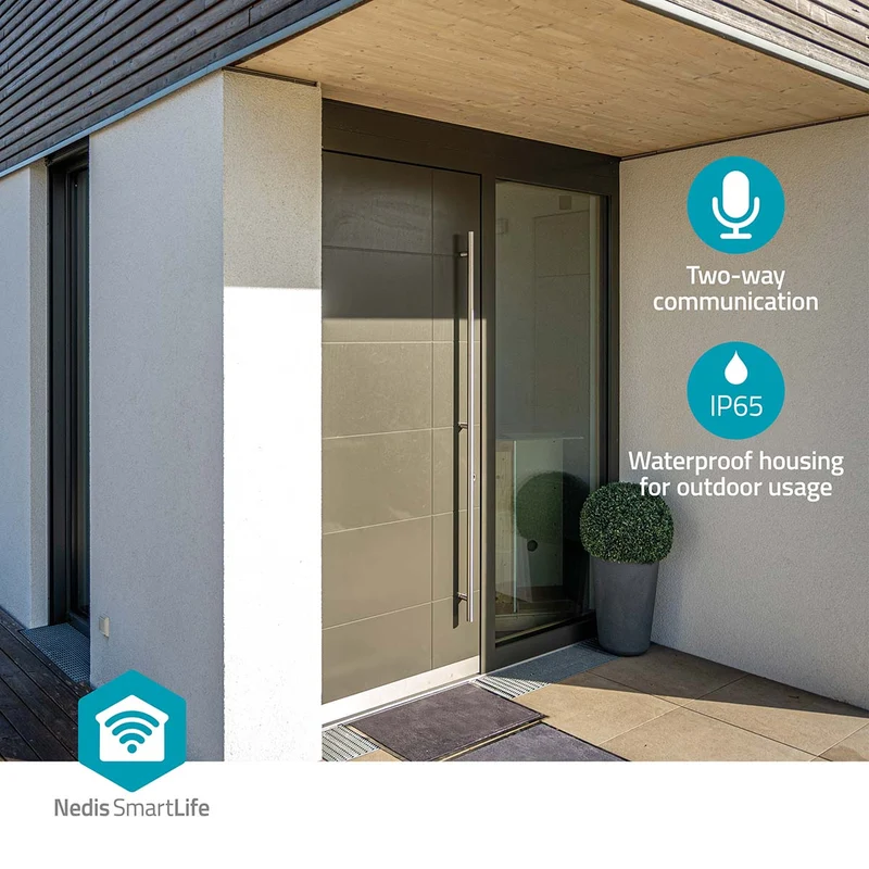 SmartLife Camera voor Buiten Spotlight - 3MP Full HD 1296p - IP65