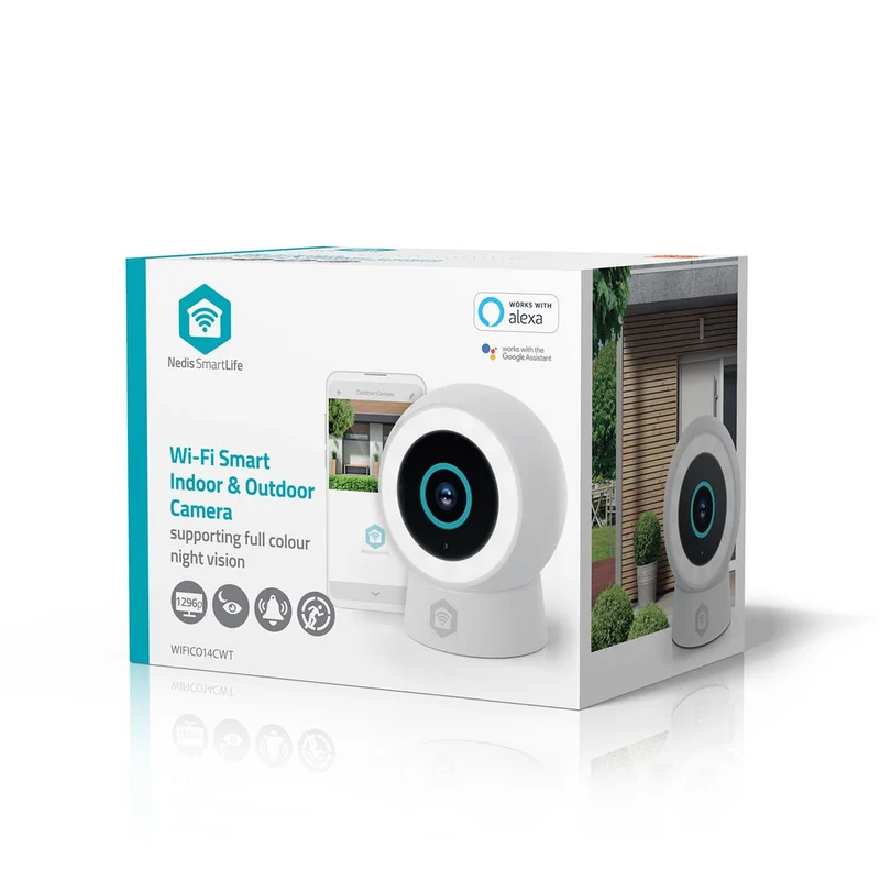 SmartLife Camera voor Buiten Spotlight - 3MP Full HD 1296p - IP65
