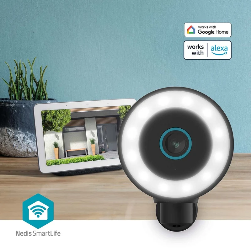 SmartLife Camera voor Buiten Spotlight - 4K / 3840x2160 - IP65