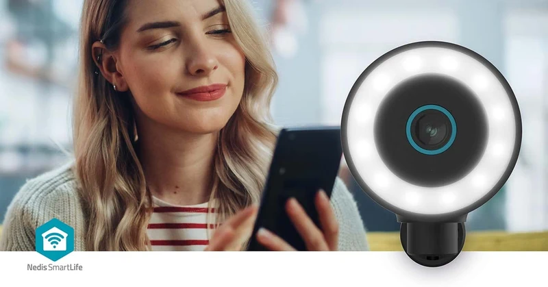 SmartLife Camera voor Buiten Spotlight - 4K / 3840x2160 - IP65