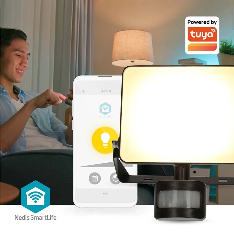 Smartlife Buitenlamp Bewegingssensor - 1620 lm - Wi-Fi