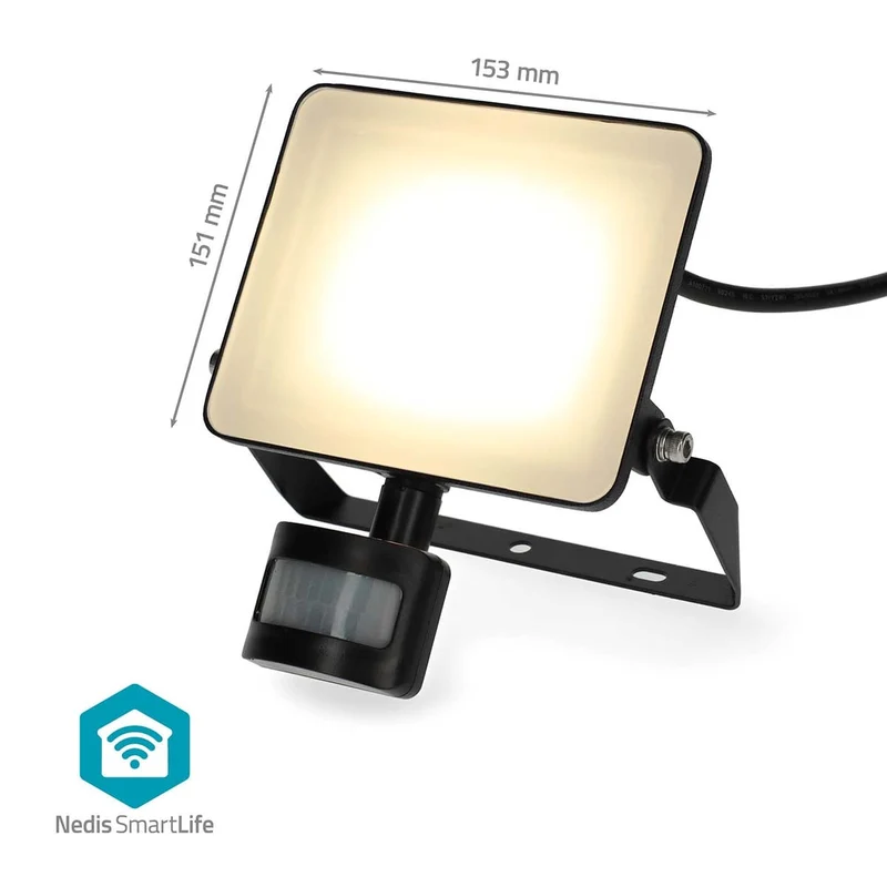 Smartlife Buitenlamp Bewegingssensor - 1620 lm - Wi-Fi