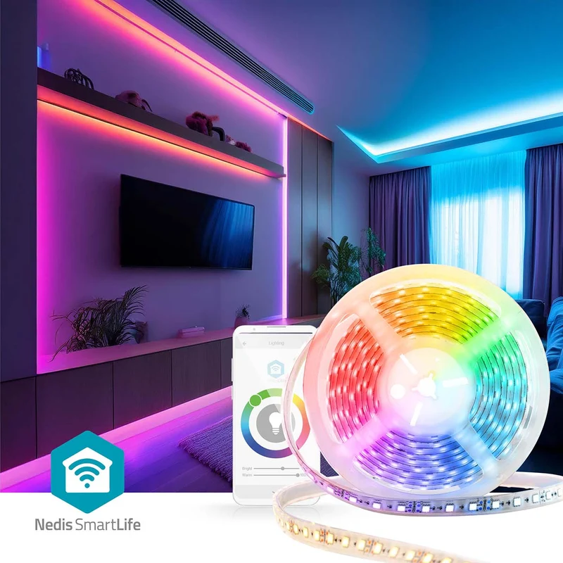 SmartLife LED Strip Wi-Fi - Koel Wit / RGB / Warm Wit - SMD