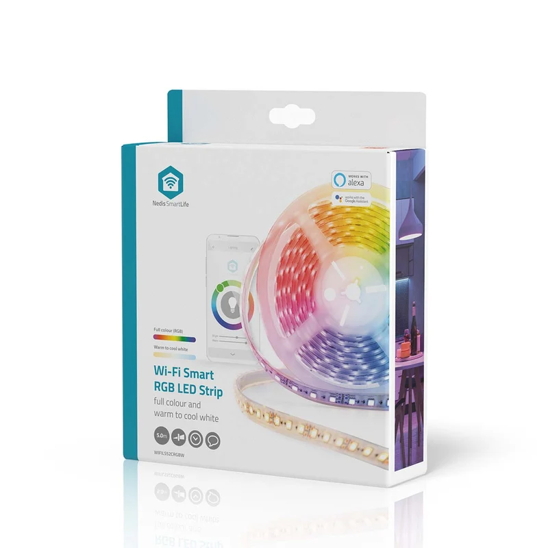 SmartLife LED Strip Wi-Fi - Koel Wit / RGB / Warm Wit - SMD