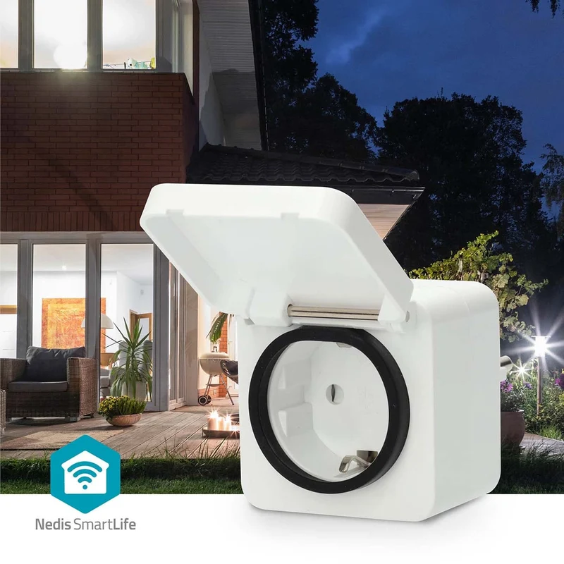 SmartLife Slimme Stekker Wi-Fi - IP44 - Energiemeter