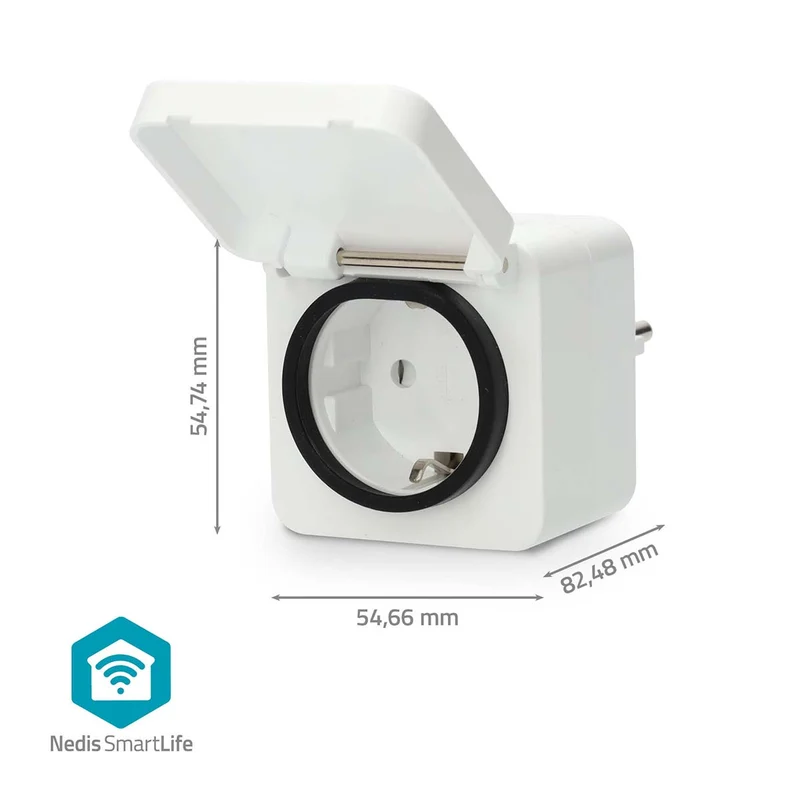 SmartLife Slimme Stekker Wi-Fi - IP44 - Energiemeter