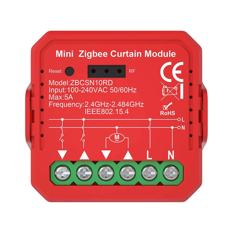 SmartLife inbouwmodule Zigbee 3.0 - Rolluiken/jaloezieën - 1000W