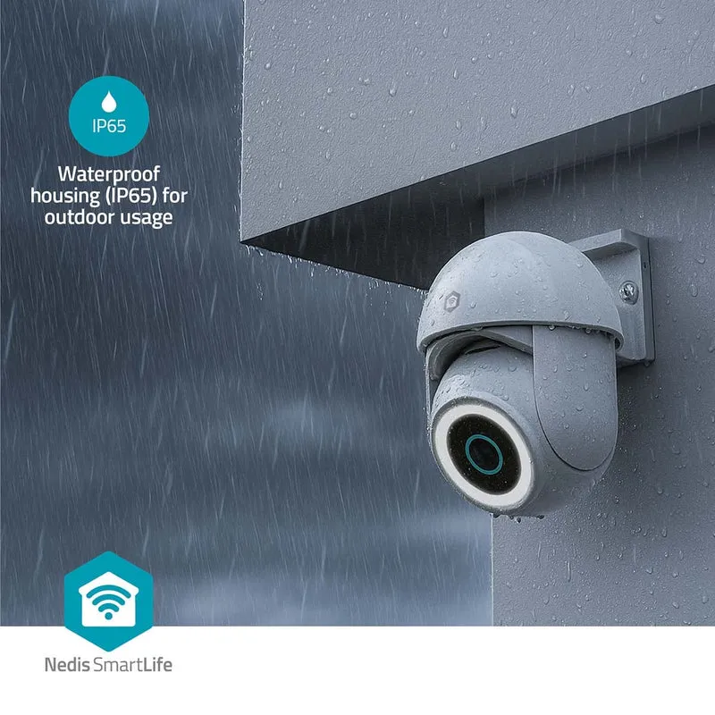 SmartLife Camera voor Buiten Spotlight - 3MP Full HD 1296p - Pan tilt