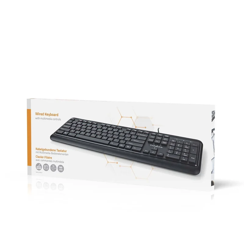 Bedraad Toetsenbord USB-A - Multimedia - QWERTY