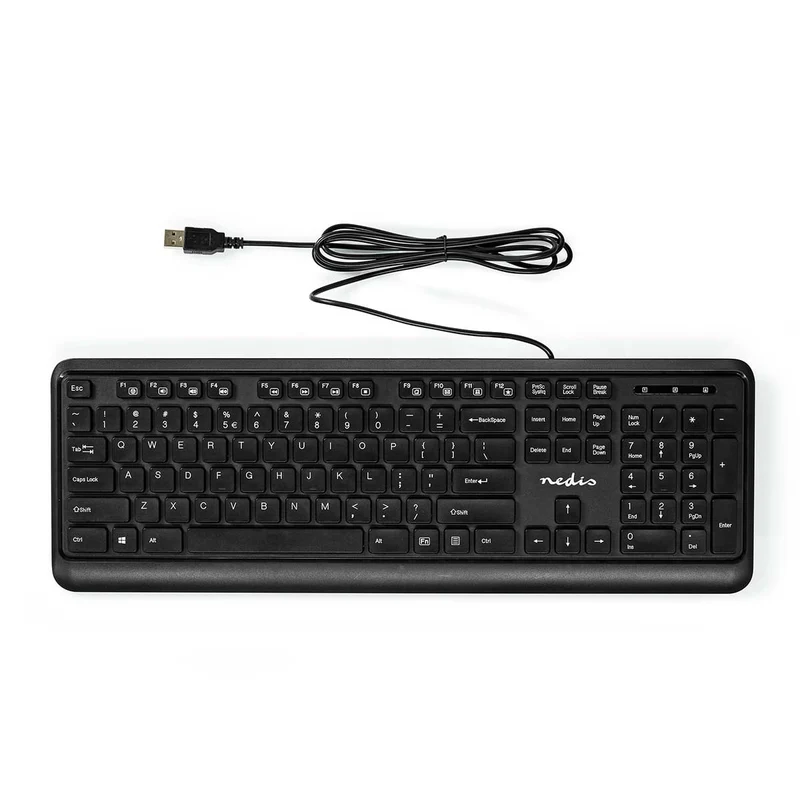 Bedraad Toetsenbord USB-A - Multimedia - QWERTY