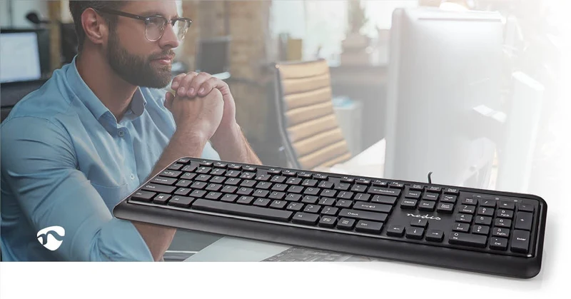 Bedraad Toetsenbord USB-A - Multimedia - QWERTY