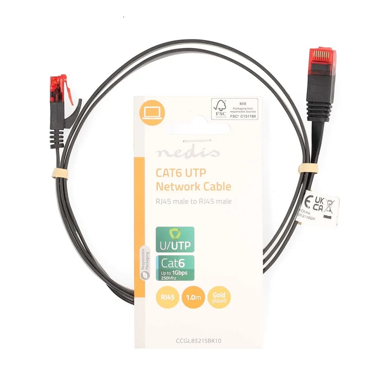 CAT6 Netwerkkabel RJ45 Male - RJ45 Male - U/UTP