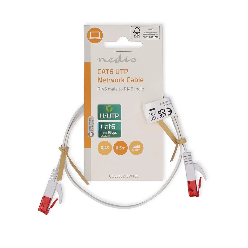 CAT6 Netwerkkabel RJ45 Male - RJ45 Male - U/UTP